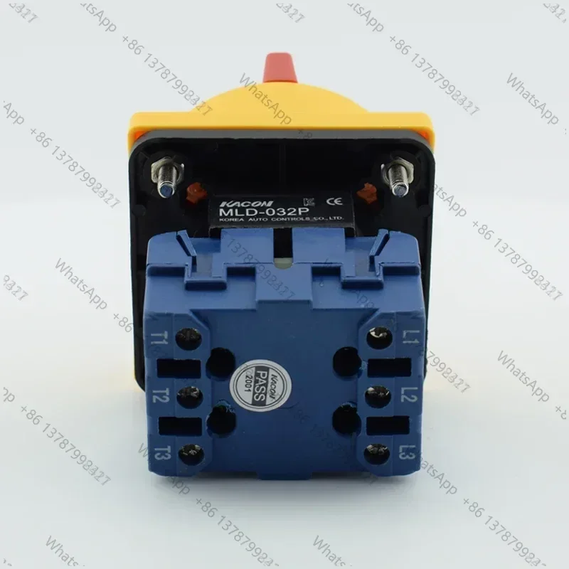 Imported main control switch MLD-032PE isolation switch 3P32A multi padlock handle genuine product