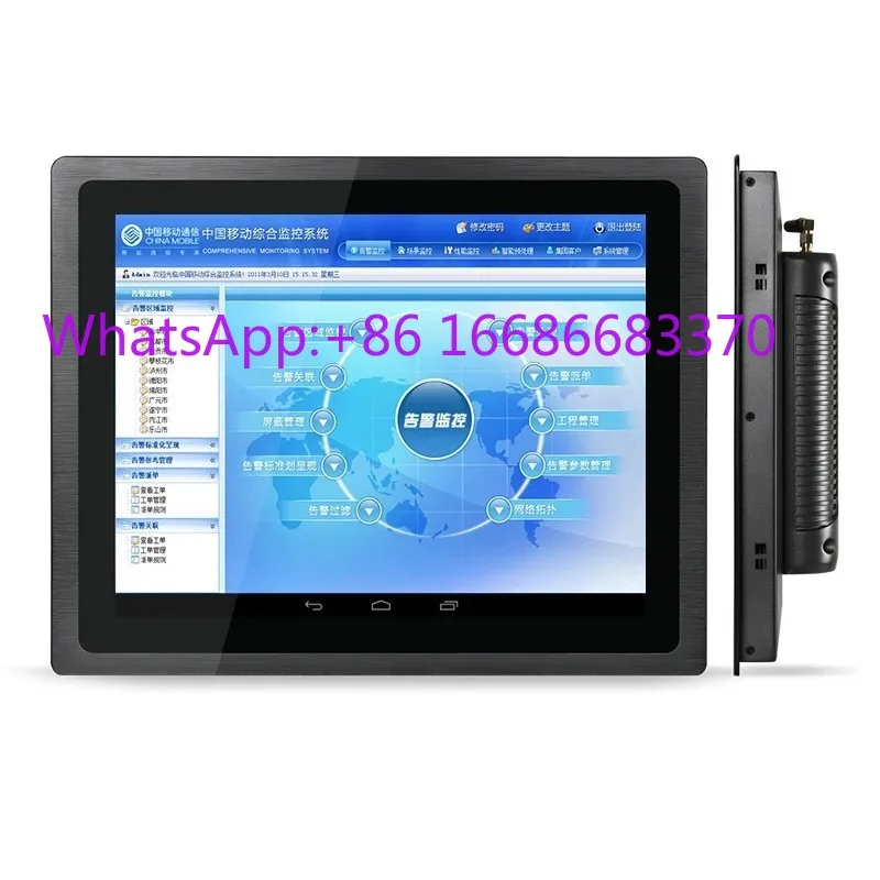 10.4-inch tablet computer 3mm front frame capacitor resistor touch industrial control integrated computer capacitor touch