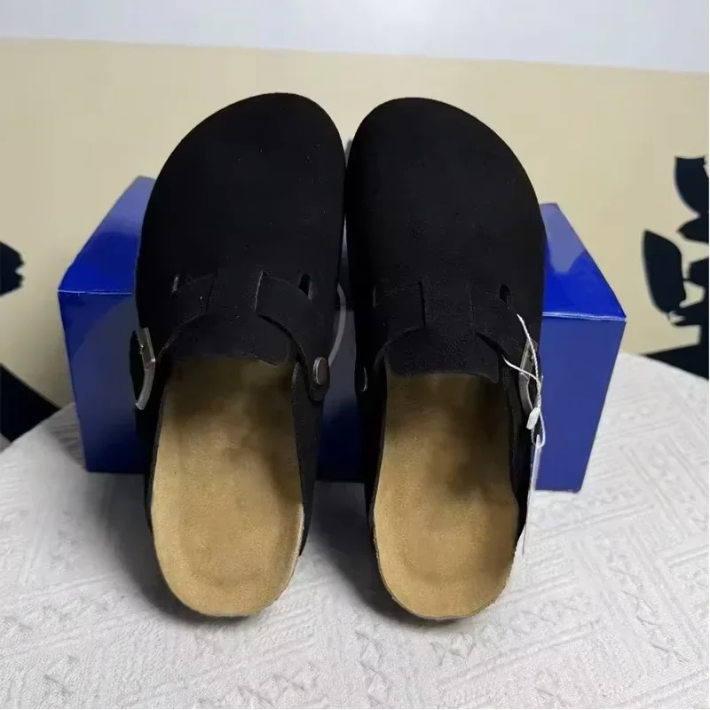 Printemps Et Automne Sandales D'extérieur Vintage Cuir Antidérapantes Et Élégantes De Plage À Semelle Souple Pour Hommes Femmes