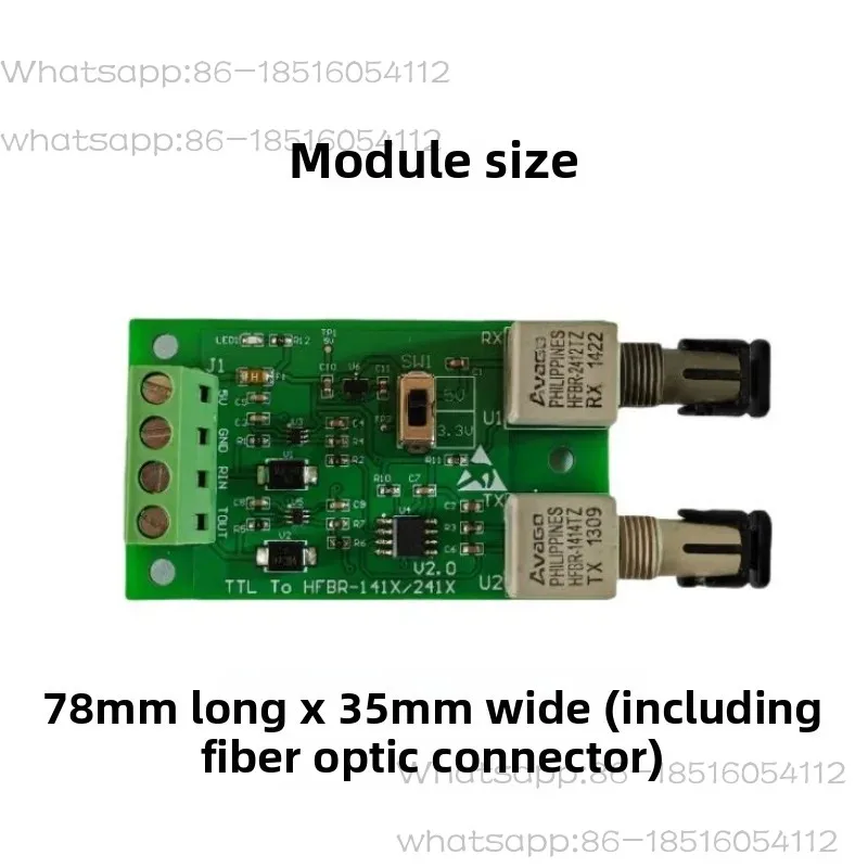 HFBR-1414TZ, HFBR-2412TZ Fiber Optic Transceiver Module/optoelectronic Bidirectional Conversion Module/1Mbps