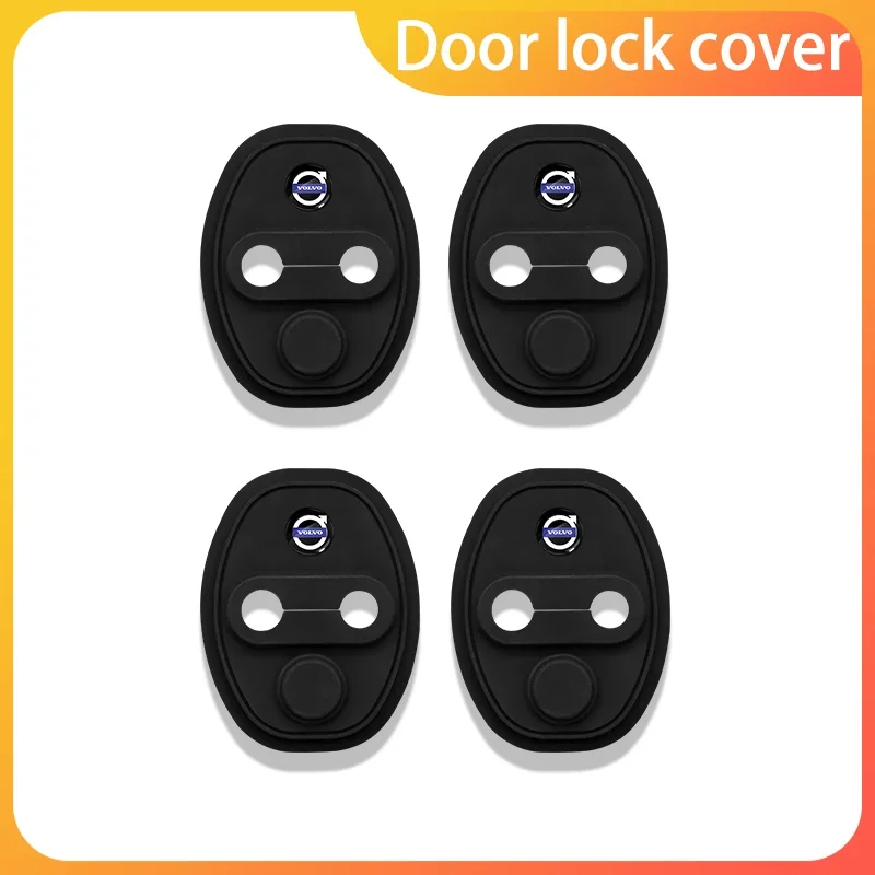 

4PCS Car Door Lock Cover Case Accessories For Volvo V40 V50 V60 V90 XC60 XC70 XC90 S40 S60 S70 S80 S90 Car Goods XC70 C70 S40