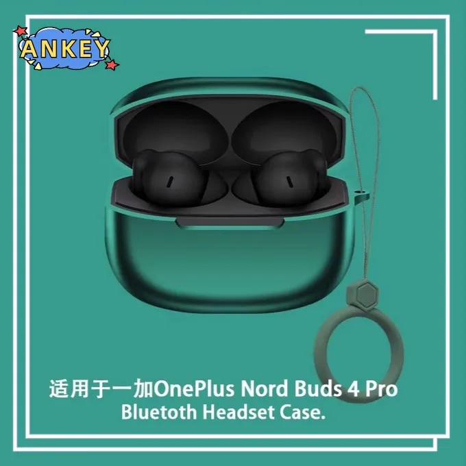 for OnePlus Nord Buds 4 Pro Case Earphones Premium Silicone Cover Shockproof Accessible Charging Port Shell Carrying
