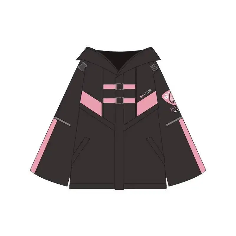 Bocchi The Rock Cosplay Gotoh Hitori Donna Ragazza Giacca allentata Cappotto Felpa con cappuccio Pantaloni cargo Completo Costumi di carnevale