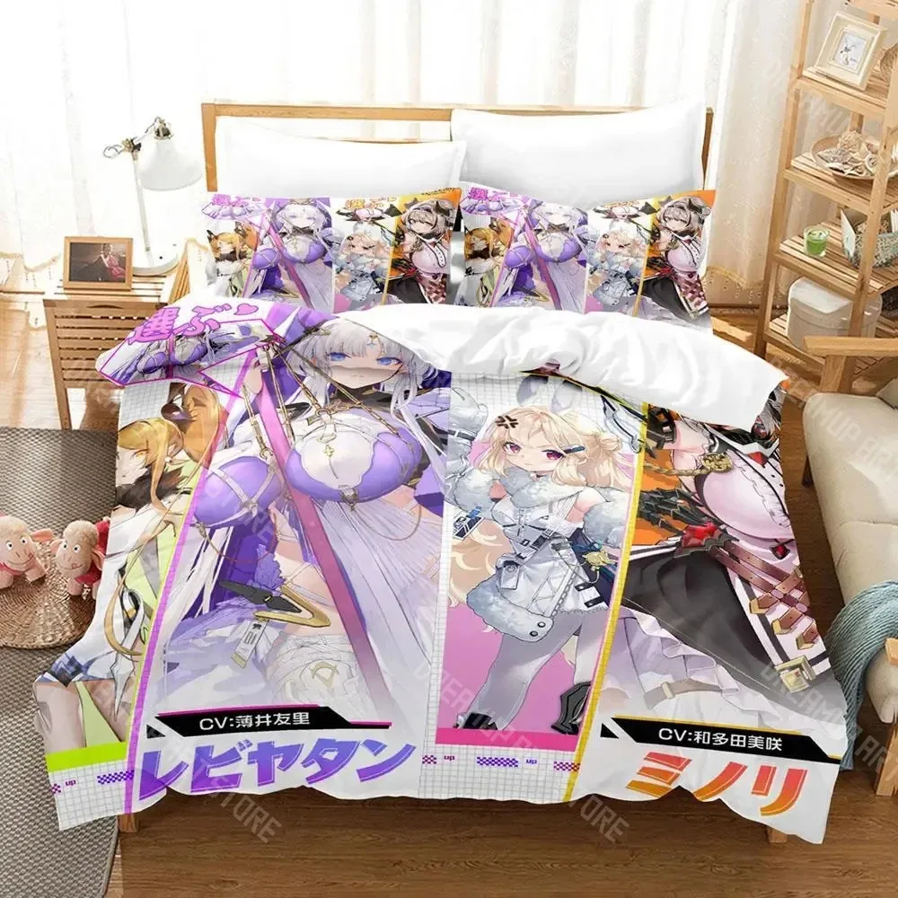 3D Printed Echocalypse Scarlet Covenant Bedding Set for Boys Girls Duvet Cover Twin Queen King Full Single Double Sizes