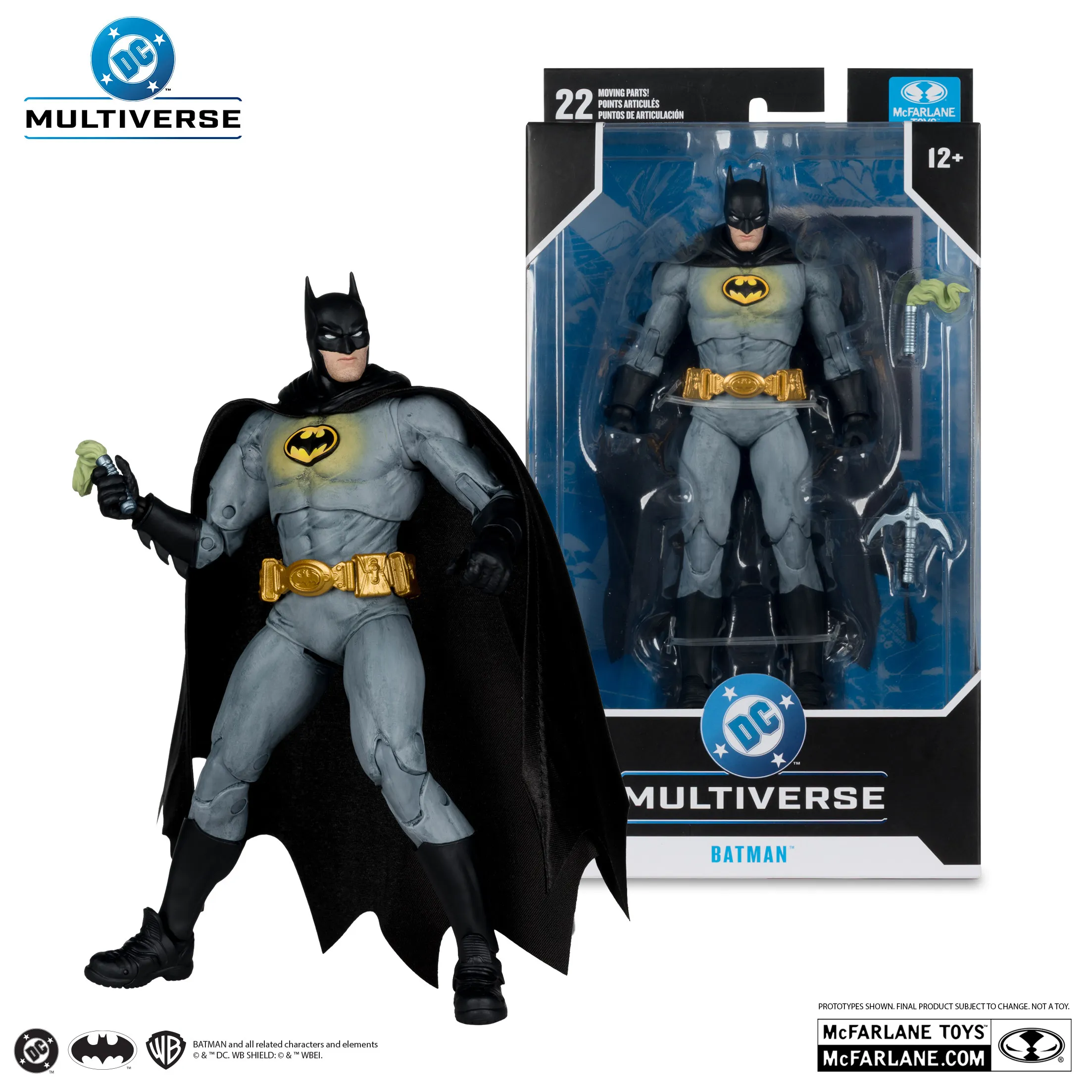 

Новая 7-дюймовая подвижная фигурка Бэтмена из Justice League в масштабе 1/10, коллекционная игрушка-украшение, подарок для фанатов