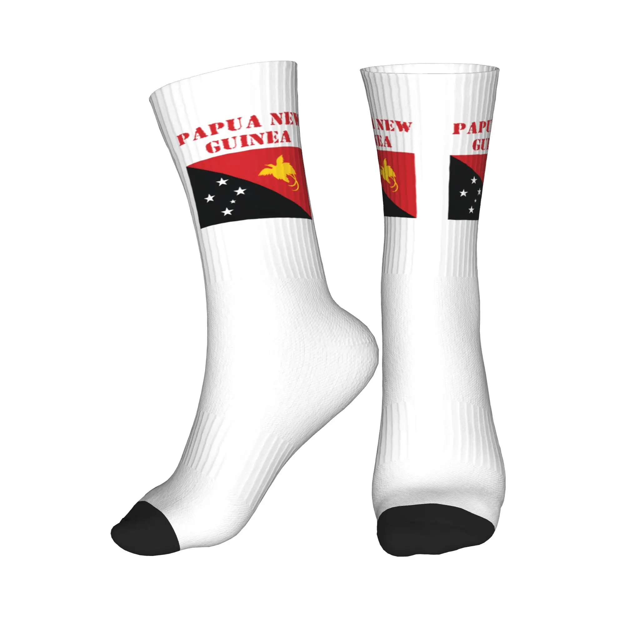 

Модные носки с флагом Папуа-Новой Гвинеи для мужчин и женщин, теплые спортивные носки для баскетбола с 3D принтом