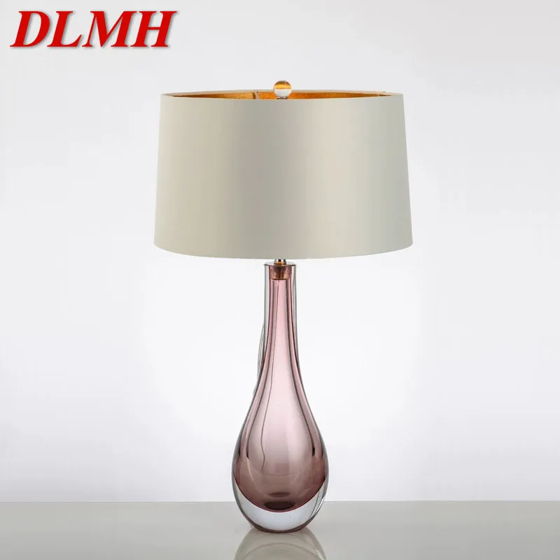 

DLMH Nordic Modern Glaze Table Lamp Fashionable Art Iiving Room Bedroom Hotel LED Personality Originality Desk Light