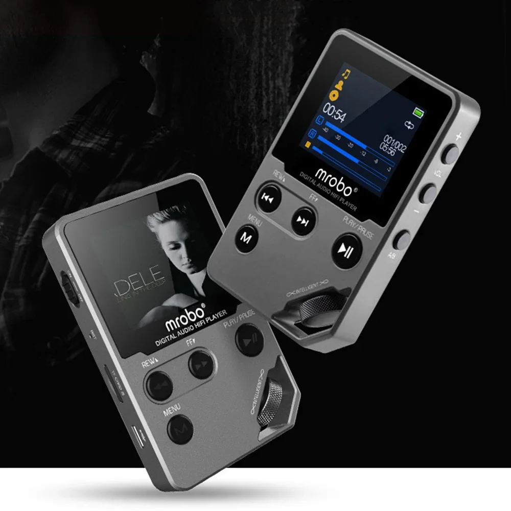 Profesjonalny odtwarzacz muzyczny HiFi Stereo MP3 HD bezstratne dekodowanie DAC sport dla Walkman MP4 obsługa FM/E-book/nagrywarka/Max 128G