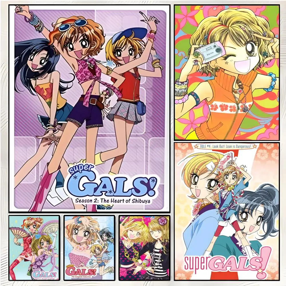 Anime Comedy S-Super GALS Poster Superior Home Space  Indoor Decorative Art & Home Decor
