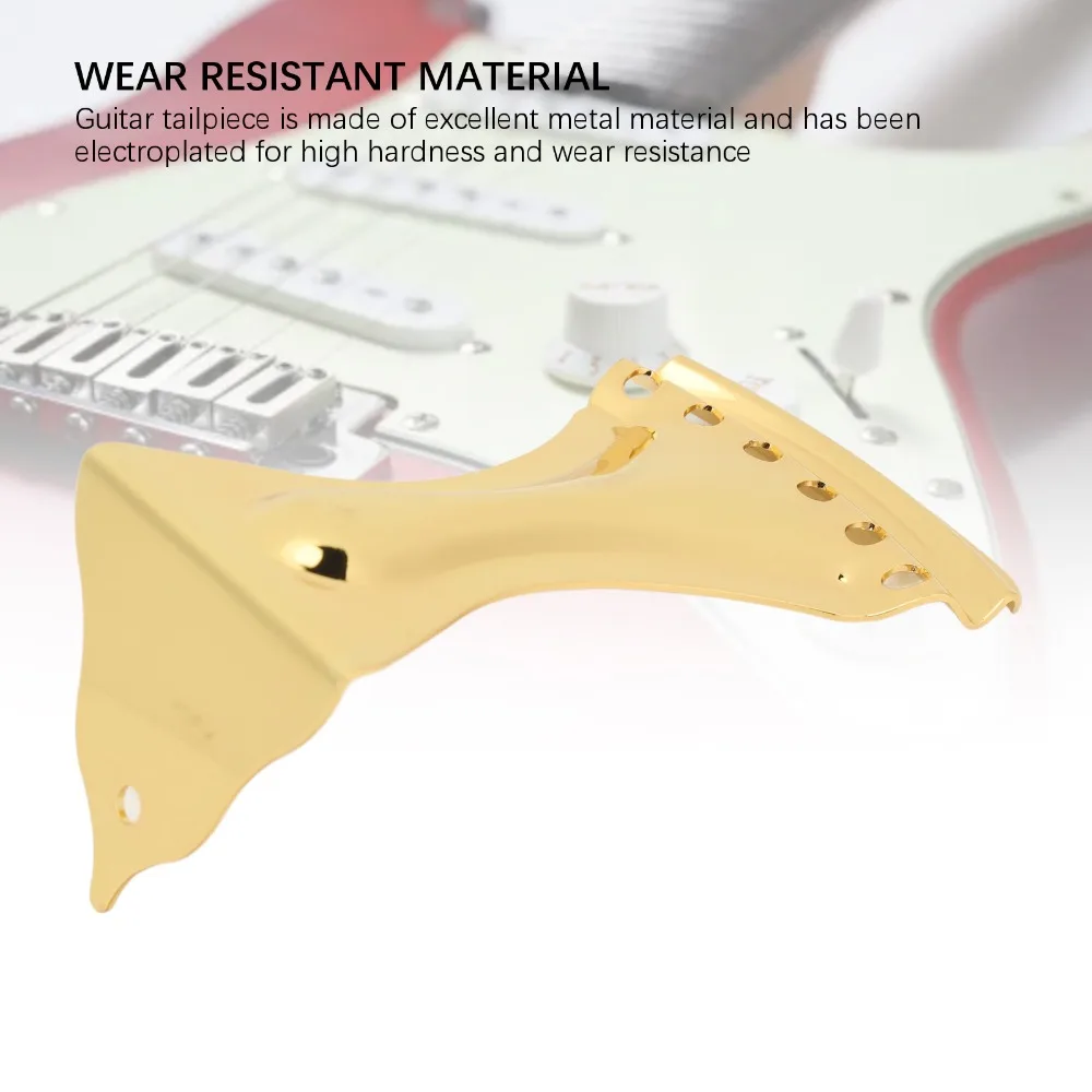 Golden For Dobro Tailpiece Metal Includes Mounting Screw Resonator Guitar Tailpiece Guitar Tailpiece For Dobro Guitars