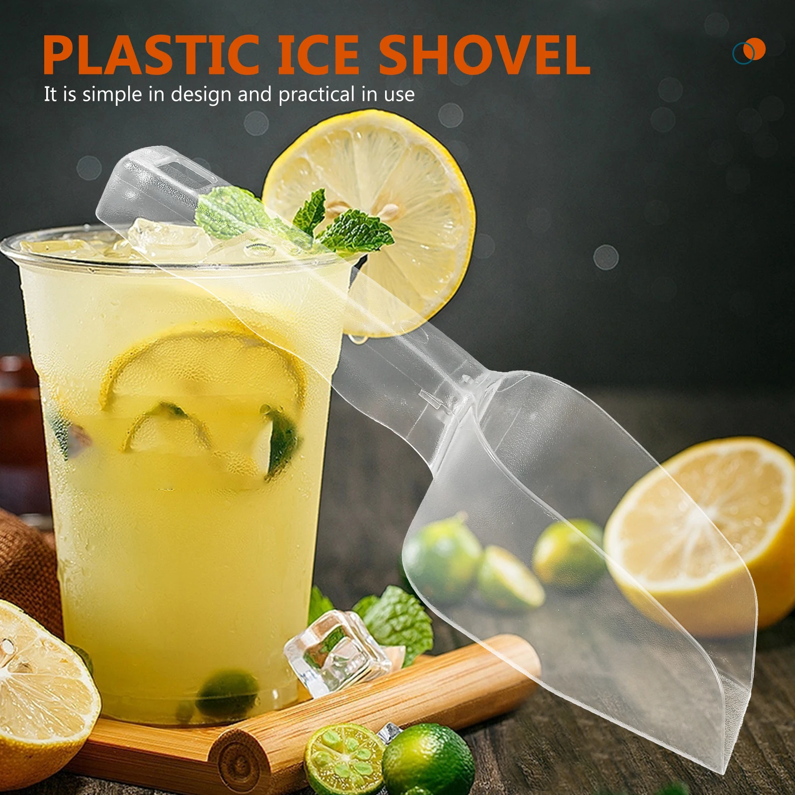 Juego de cucharas para hielo, prácticas cucharas de cocina para cubitos de hielo, harina, grano, crema, caramelo, azúcar, palomitas de maíz, comida, 4 Uds.