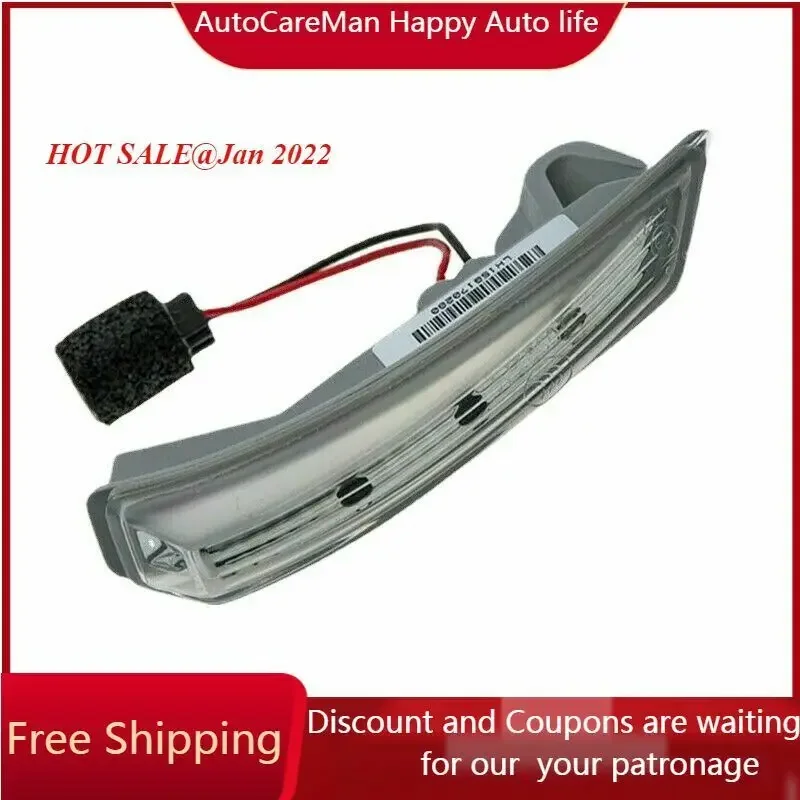 LED transformar a luz do sinal apto para Chrysler Grand Caravan Cidade e País, Espelho Lateral Esquerdo, 68052079AA