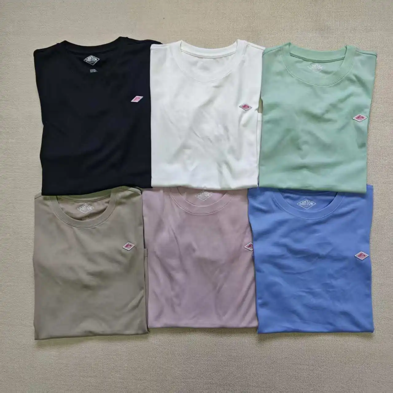 t-shirt-daton-japonais-basique-uni-a-col-rond-broderie-petit-logo-sechage-rapide-sensation-de-fraicheur-decontracte-manches-courtes