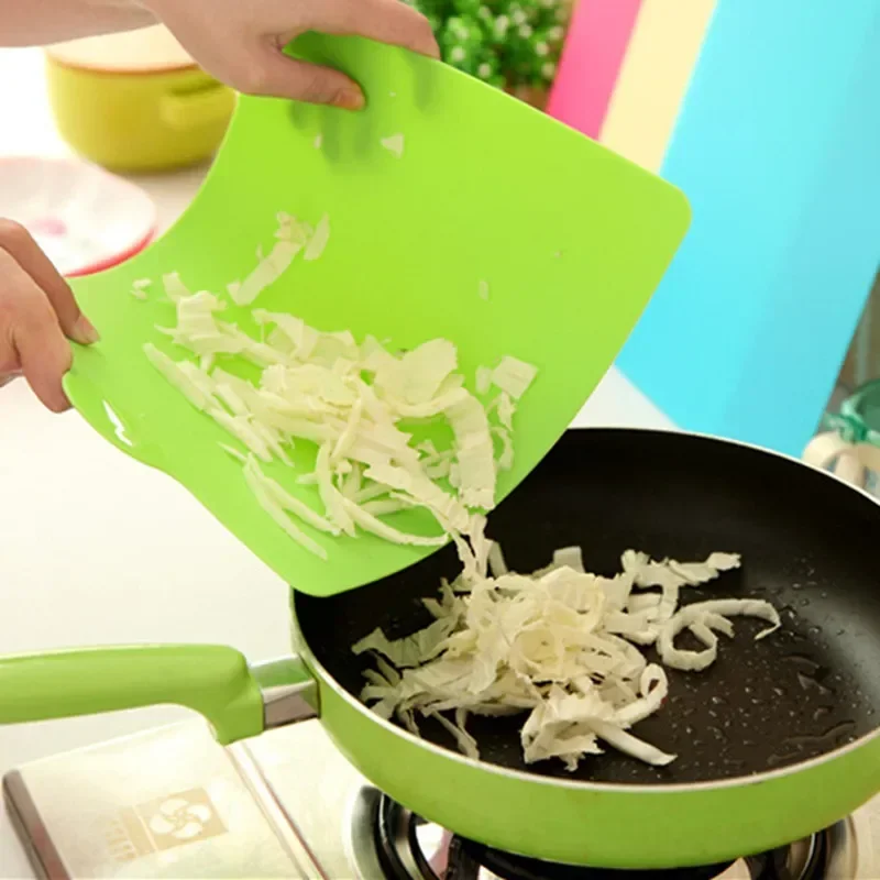 38x30.5cm Flexible Non-slip Rectangle Plastic Cutting Mats Waffle Back food cutting board Cutting Kitchen Tools 4PCS/SET