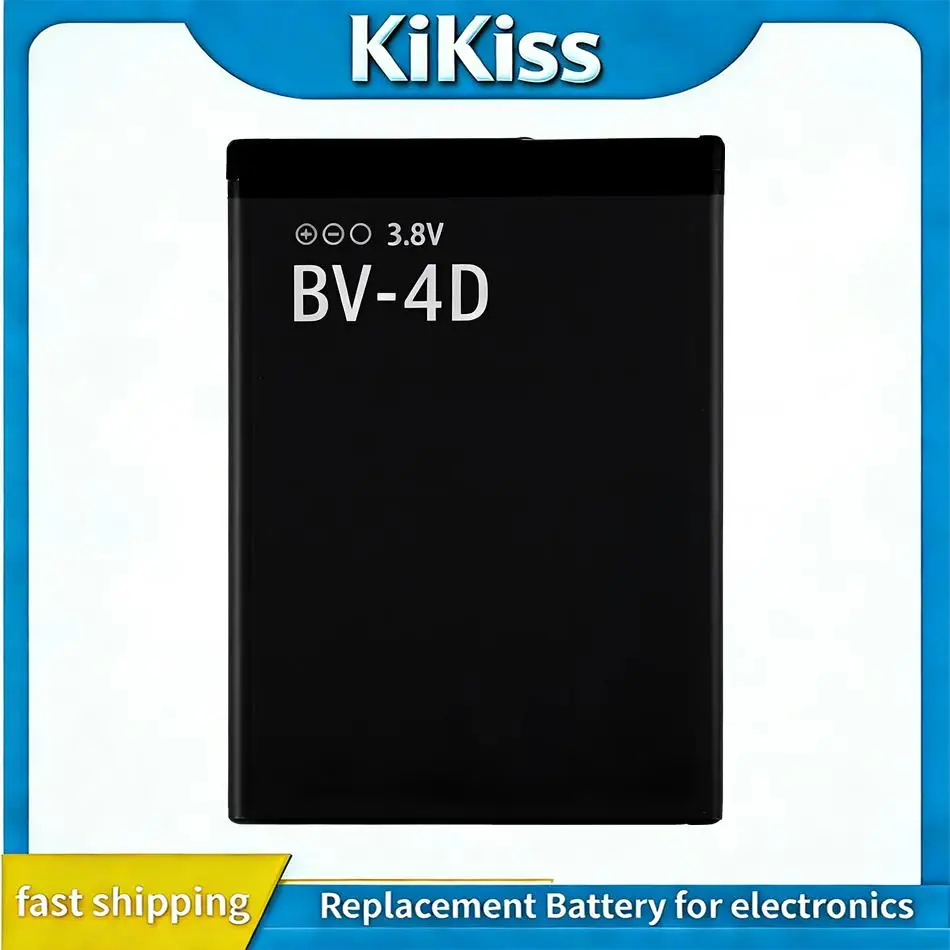 

Аккумулятор BV-4D 1250 мАч для Nokia 808 Pureview, стабильный, для мобильного телефона