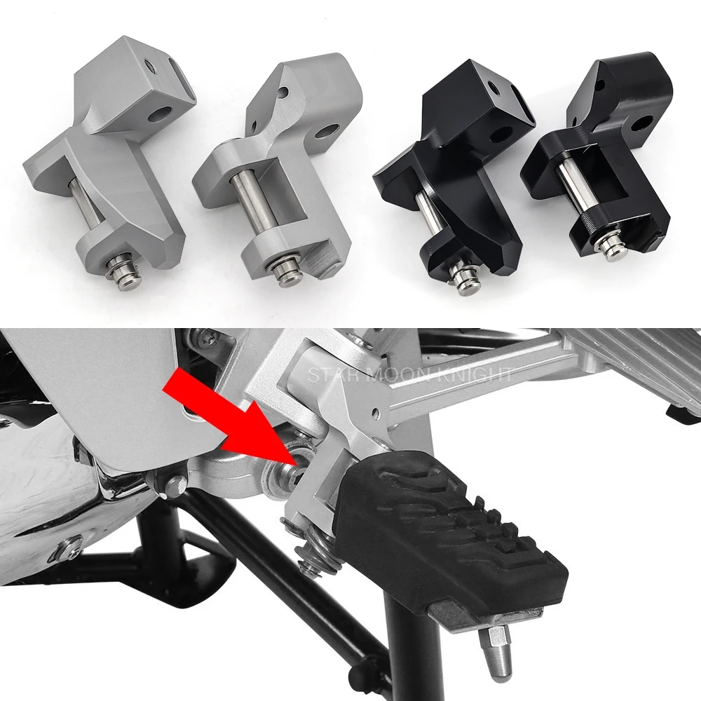 

For BMW R1250RT R1200RT LC 2014 - 2021 2022 R 1250 RT Motorcycle Driver Footrest Relocation Rider Foot Pegs Footpeg Lowering Kit