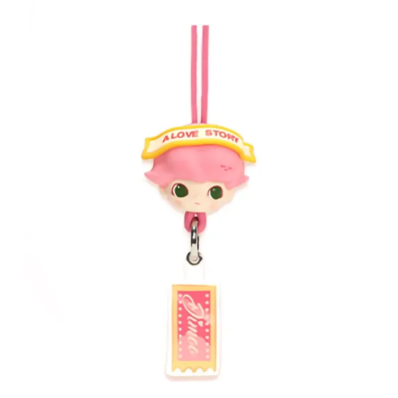 POP MART Dimoo Date Day Series สายคล้องคอแบบสุ่ม กล่องสุ่ม ของตกแต่งโต๊ะทำงาน โมเดลน่ารัก ของขวัญ ของเล่นเด็กผู้หญิง อนิเมะ