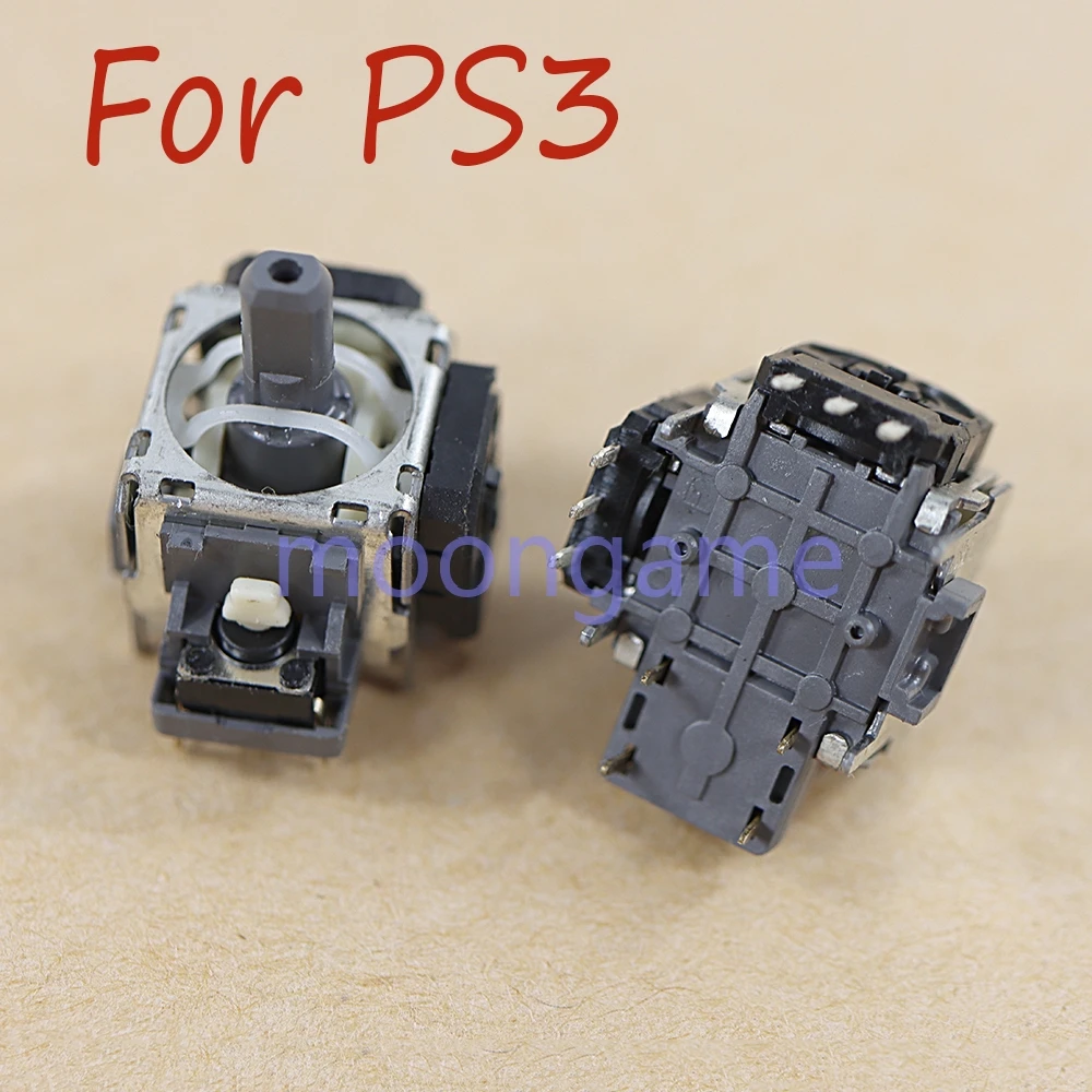 2 قطعة استبدال لسوني بلاي ستيشن 3 PS3 PS4 وحدات تحكم الأصلي الأسود ثلاثية الأبعاد عصا التحكم التناظرية تحكم إصلاح أجزاء #1