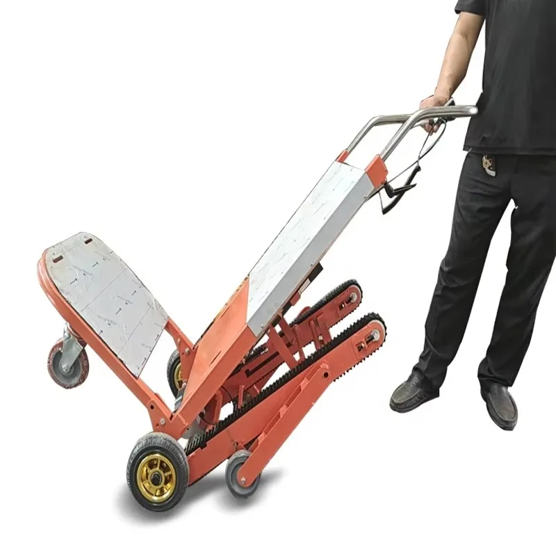 

Best-salling Motorized Stair Climber Hand Truck Portable Track Crawler Type Electric Stair Climbing Cart