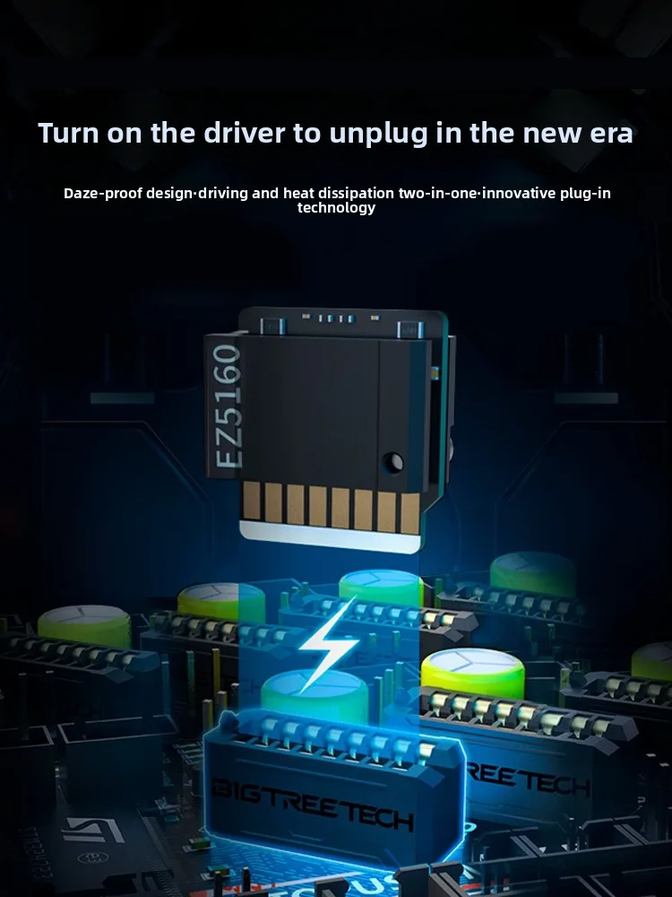 

Для EZ модуль привода шагового двигателя 3D-принтер TMC2209 Бесшумный анти-misinsertion DIY