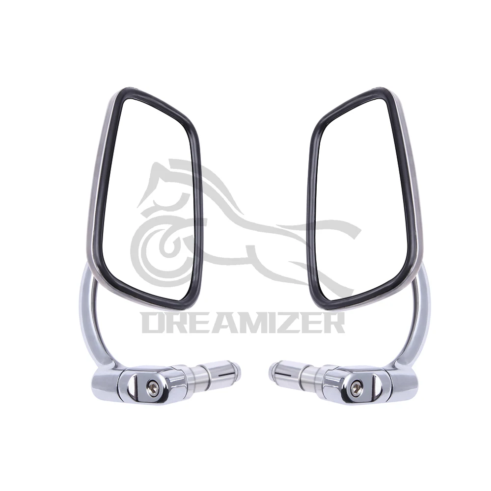 

Universal Chrome Motorcycle 7/8" Handle Bar End Mirrors For Harley Honda Kasasaki Triumph Rearview Mirrors Accessories