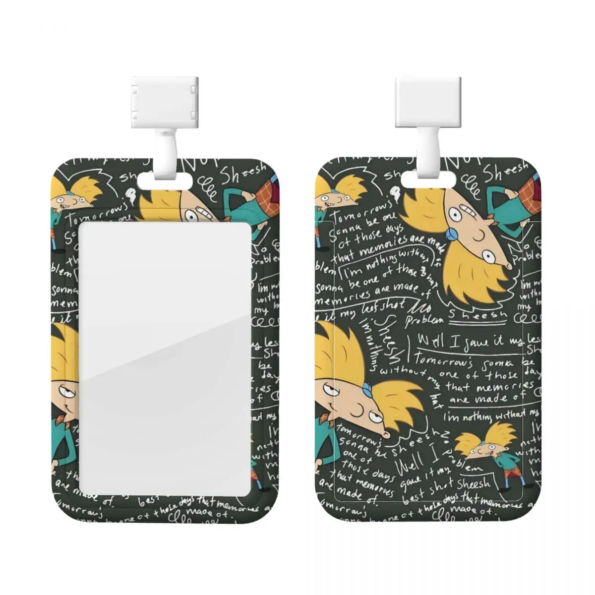 

Custom Neck Lanyard Card Holder Hey Arnold Card Badge Holder For Subway Bus Bank Card Lanyard Credential Badge Holder Hospitals