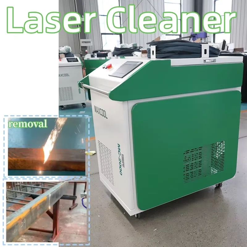 

2000W 1000W Laser Rust Removal Car Boat Aluminum Steel Metal Surface Cleaner Laser Paint Remover JPT CW Laser Cleaning Machine