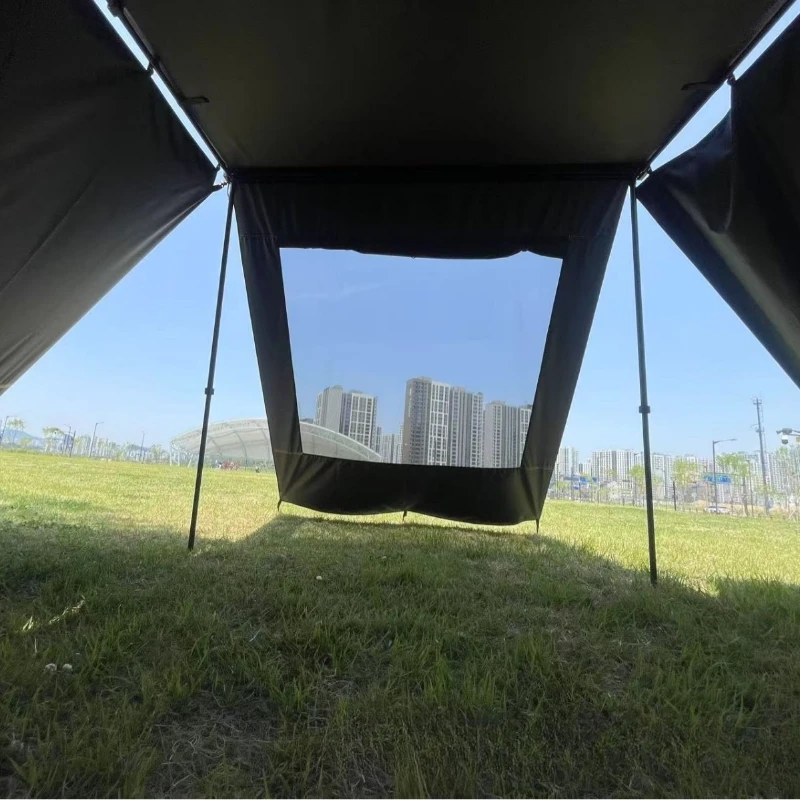 Thickened cloth outdoor tent stall warm windproof car side tent side cloth