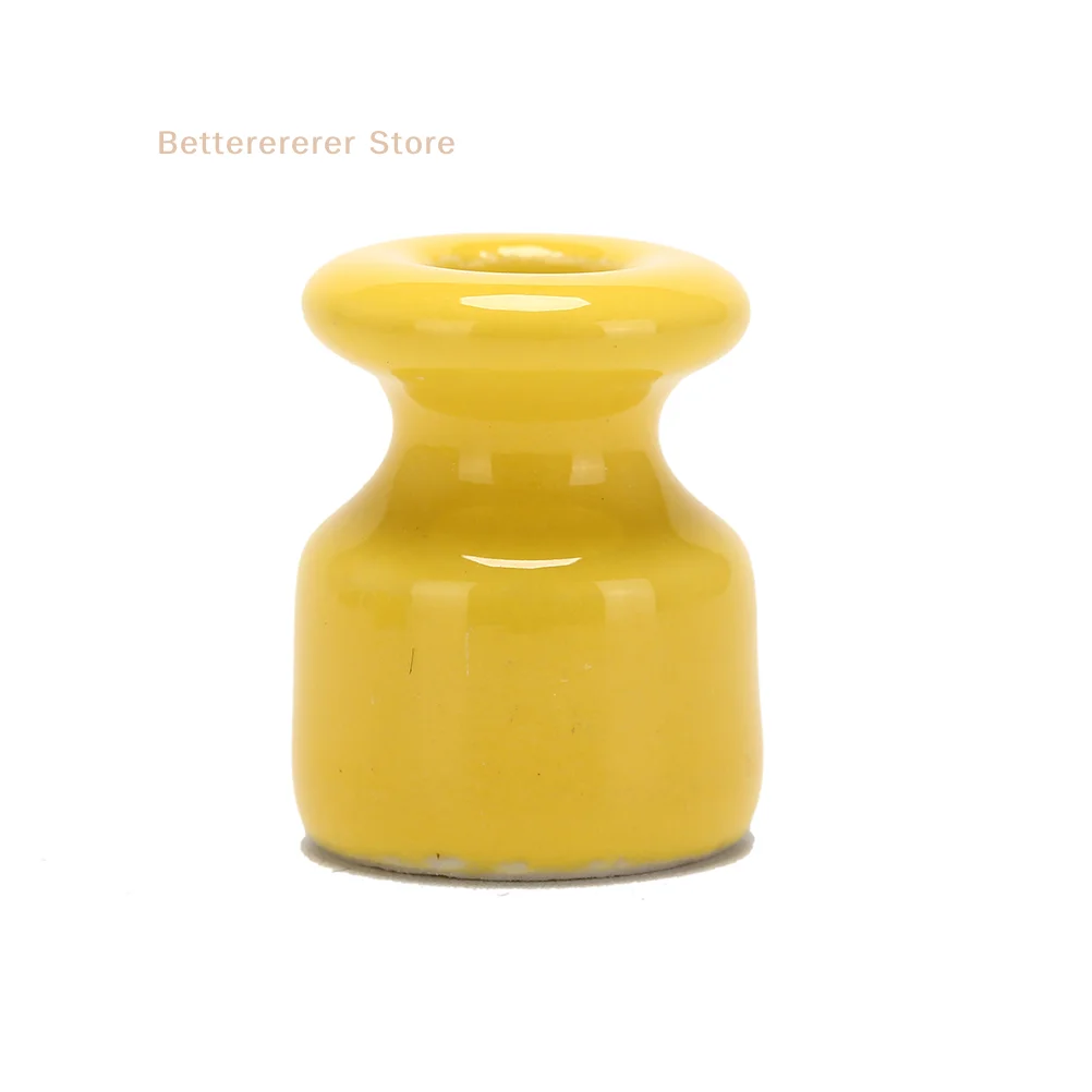 5Pcs/lot Porcelain Insulator for Wall Wiring Ceramic Insulators