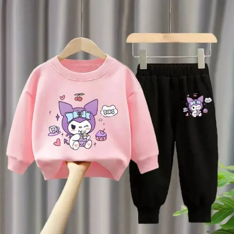 Langarm-Kleidungsset für Babymädchen, geeignet für Herbst/Frühling, neues Set, Kapuzenpullover-Set für Kleinkinder, Trainingsanzüge und Jogginganzüge für Teenager und Kinder. – Detail 3
