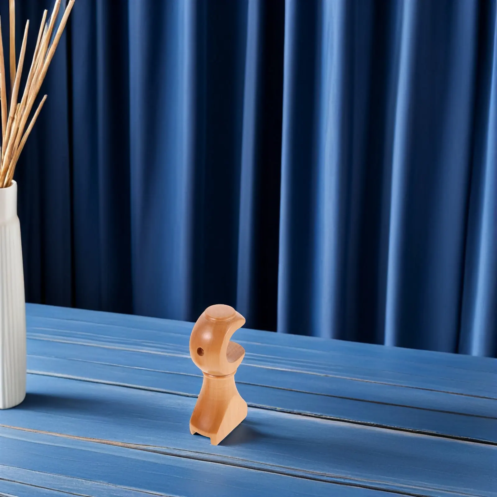 

Кронштейны для карнизов из дерева, 2 шт. - Держатели для штор из массива дерева с декоративными наконечниками - Регулируемое настенное крепление для гостиной