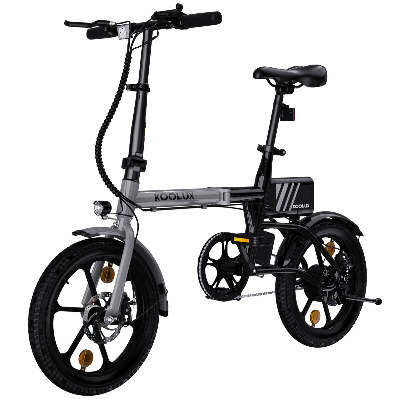 AliExpress NONE KOOLUX X1 Folding Electric Bike 250W Motor 36V6AH Battery Adult's Children's Universa Ebike 16Inch Tire City Electric Bicycle