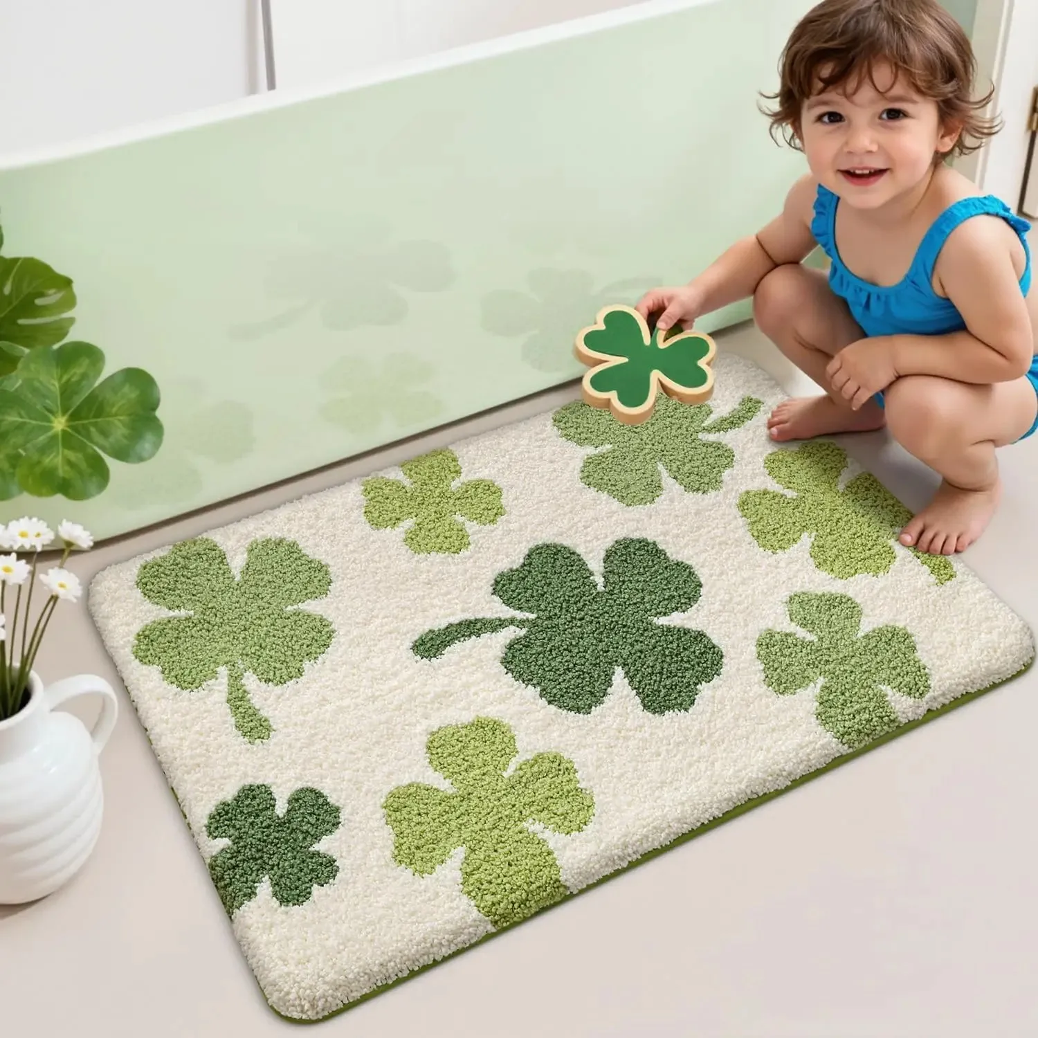 VIKAMA Cartoon Mat Waterproof Oil-proof Washable Table for Sideboard TV Stand Shoe Cabinet