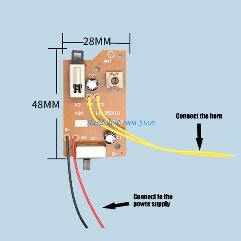 H37F High Performances Wireless Calling Module Intercom Call Circuits Board With Energy Saving Chip For Extended Use