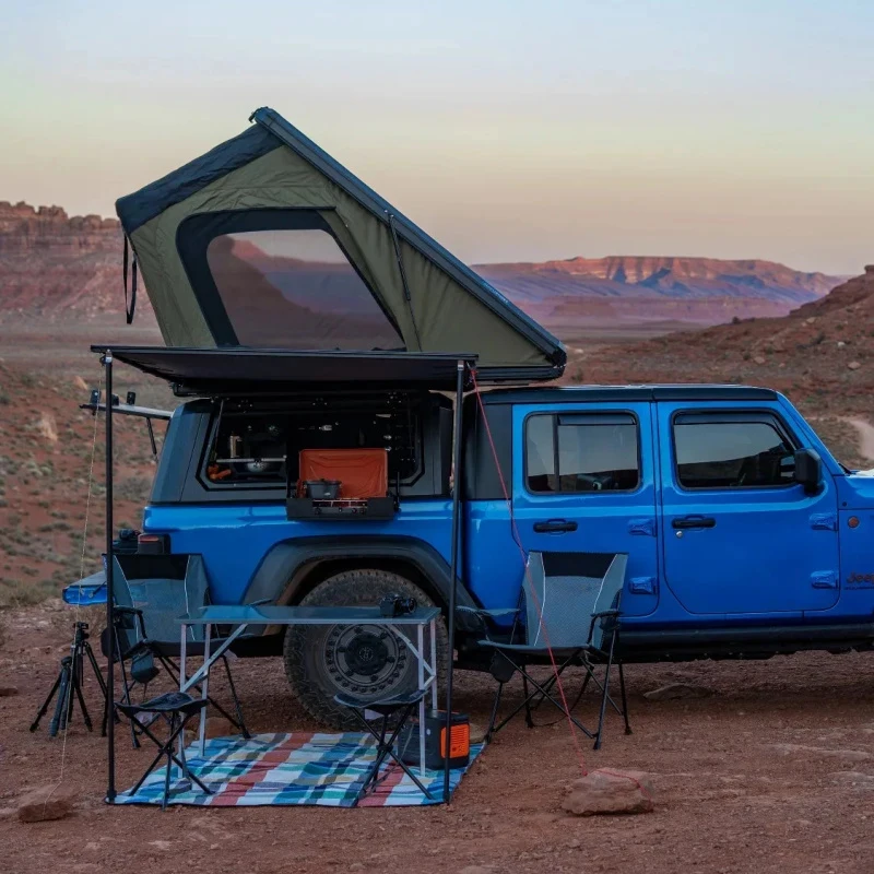 Hot Selling Outdoor Camping Hard Top Off-Road SUV Automatic Folding Roof Tent -Condensation High Quality