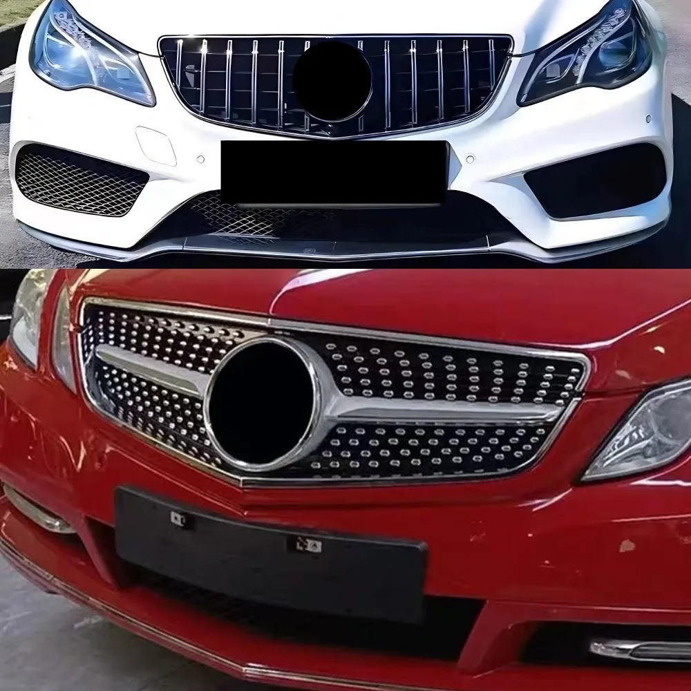 

For Mercedes Benz E Class W212 2009-2015 Front Radiator Grille Inlet Grid Mesh Grill Tuning Accessories Trim for Vehicle