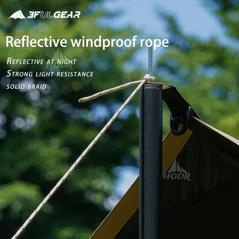 3F UL GEAR Guyline 1.5mm 20M Dyneema Cord Guy Rope Long Tent Rope Flysheet Canopy Tarp Shelters Canopy Long Awnings view 5