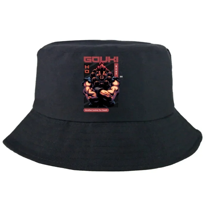 Akuma Bucket Hat Summer Harajuku Foldable Bucket Hat Man Women Versatile Unisex Outdoor Graphic Sunscreen Fishing Hunting Cap