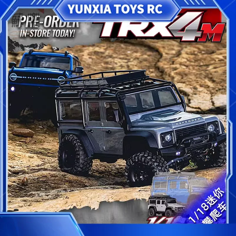 

Модель Traxxas 1:18 mini TRX4M Land Rover Wrangler, электрический внедорожник с дистанционным управлением для скалолазания 97054-1