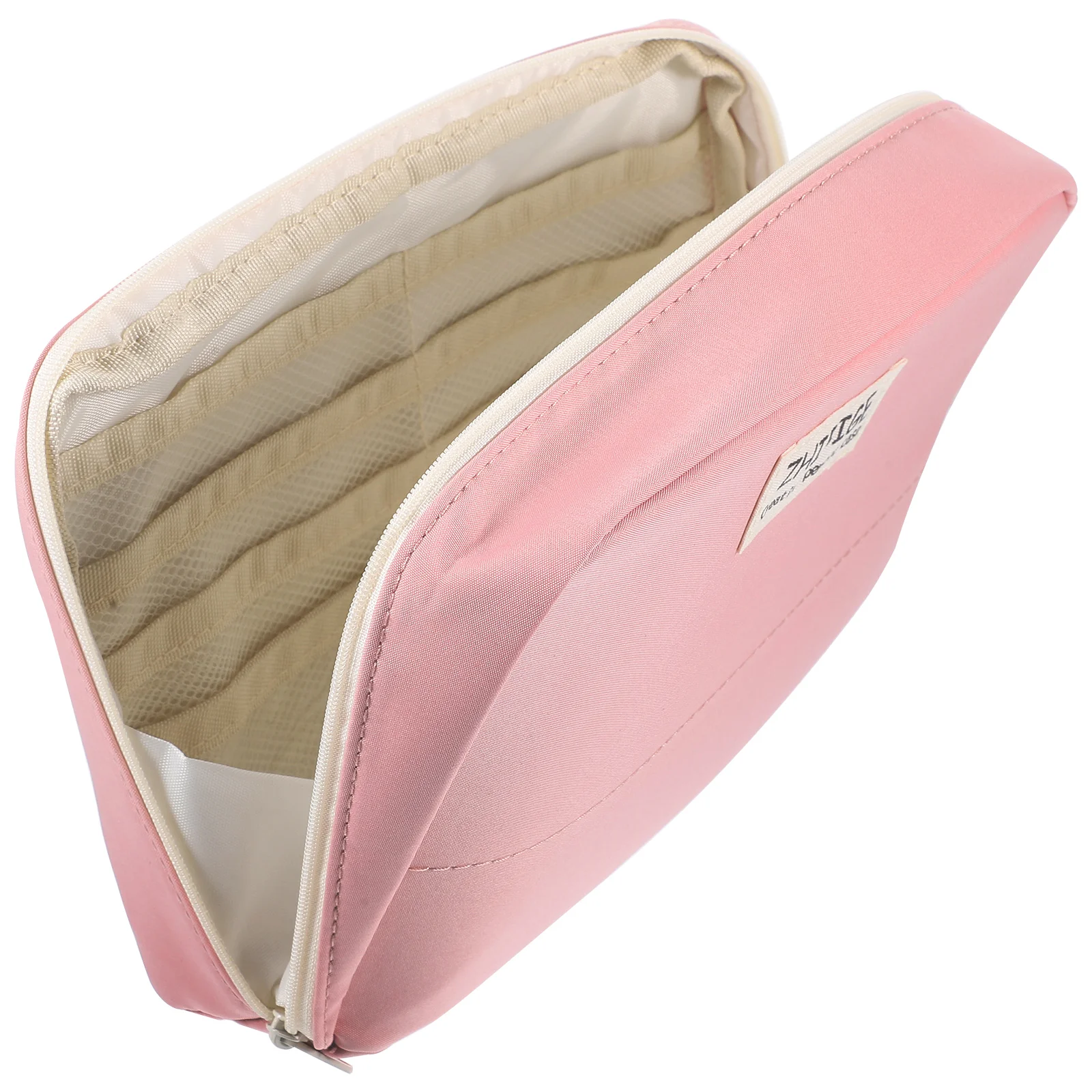 

10 Layer Large Capacity Pencil Case Pink Canvas Stationery Storage Bag Multi Function Portable School Supplies Zipper Pouch