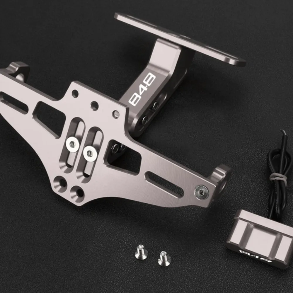 

For Ducati 848 848EVO STREETFIGHTER 848 Motorcycle CNC License Number Plate Holder LED Turn Signal Lights Accessories Parts