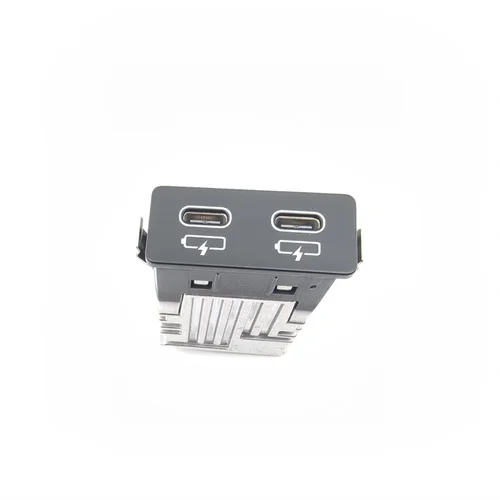 Imagen 2 del producto Conector USB para coche, cargador de coche para BMW, todos los modelos, consola Central de coche, enchufe de TYPE-C trasero, puerto Dual 84108711938 84105A84181