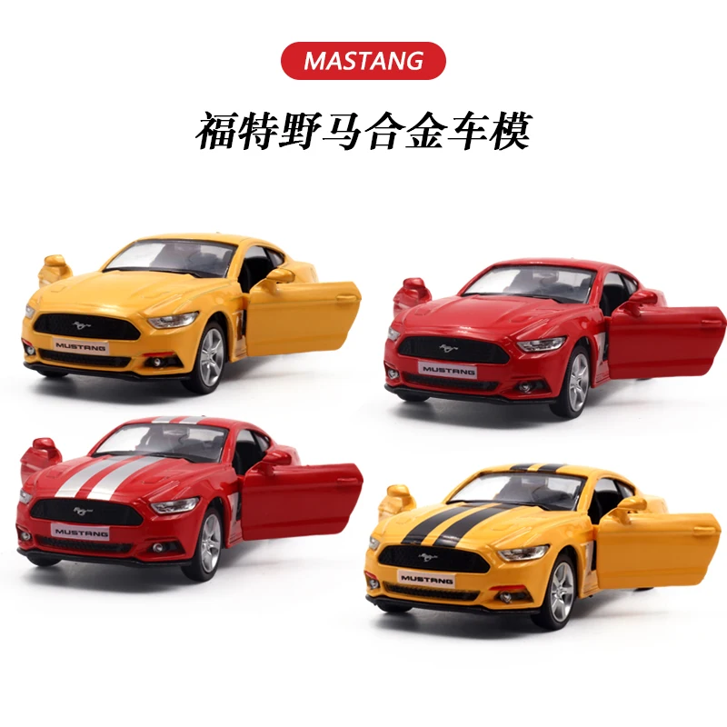 1:36 ford mustang gt liga modelo de carro esportivo diecasts veículos de brinquedo de metal modelo de carro alta simulação brinquedos para crianças coleção de presente