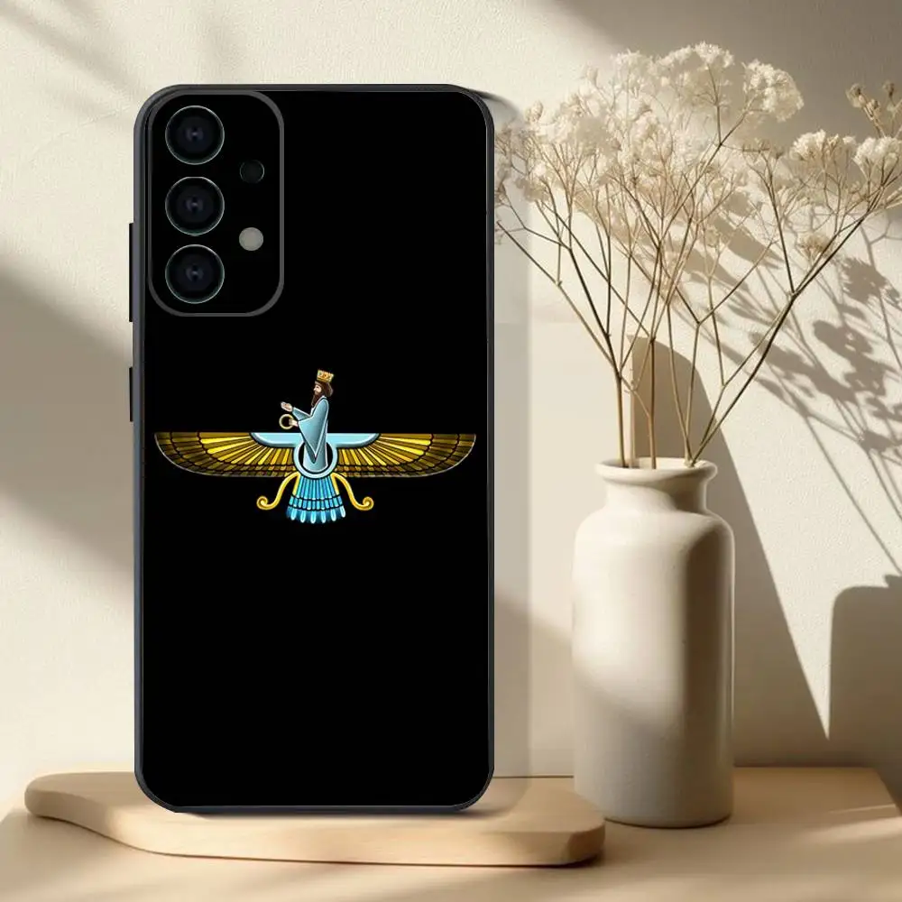 Coque de téléphone avec drapeau assyrien A, étui souple noir pour Samsung S 25,24,23,22,30,21,10,9,Ultra,Plus,Lite,FE,4,5G