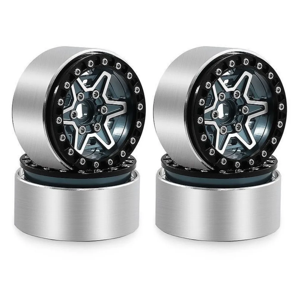 4개 1.9인치 CNC 플래니터리 허브 1/10 RC 크롤러 자동차용 Axial SCX10 90046 900347 GEN 8 Traxxas TRX4 Defender Jeep TRX6 G63 Wraith