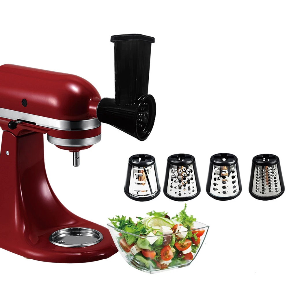 For Compatible Stainless Steel Slicer Shredder with Safety Features and For Easy Maintenance for Efficient Food Prep