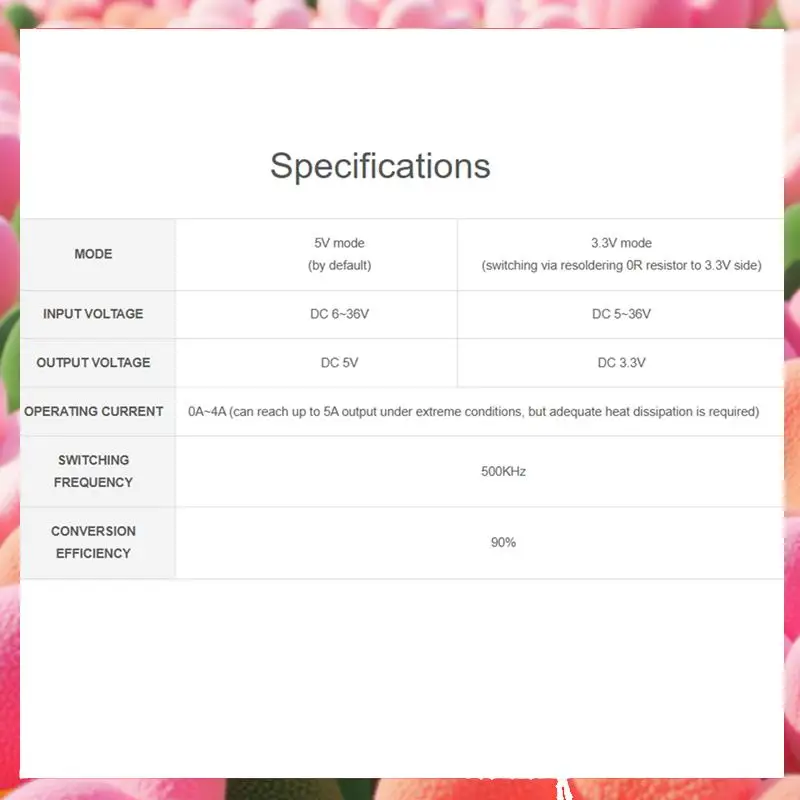 

DC-DC Buck Mini Module, Compact Size Easy To Integrate,Configurable 3.3V Or 5V Buck Voltage Regulation Ouput-ABJU
