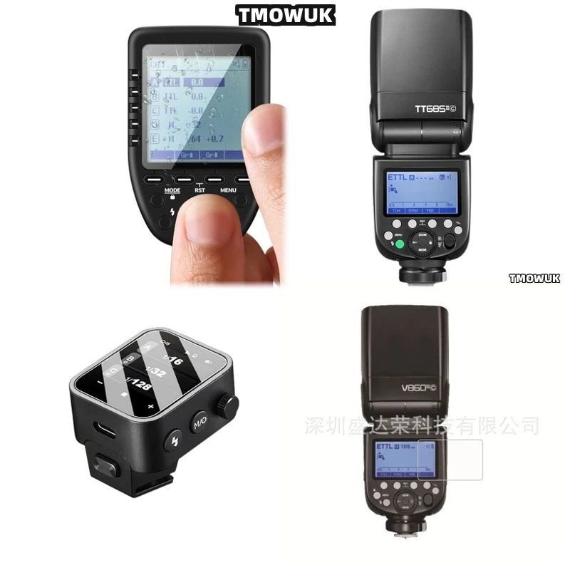 

For Godox X3 V100 V1 Pro AD600BM V860 III V850 III TT685 II V480 - Anti - Static & Stain - Resistant Tempered Glass Film