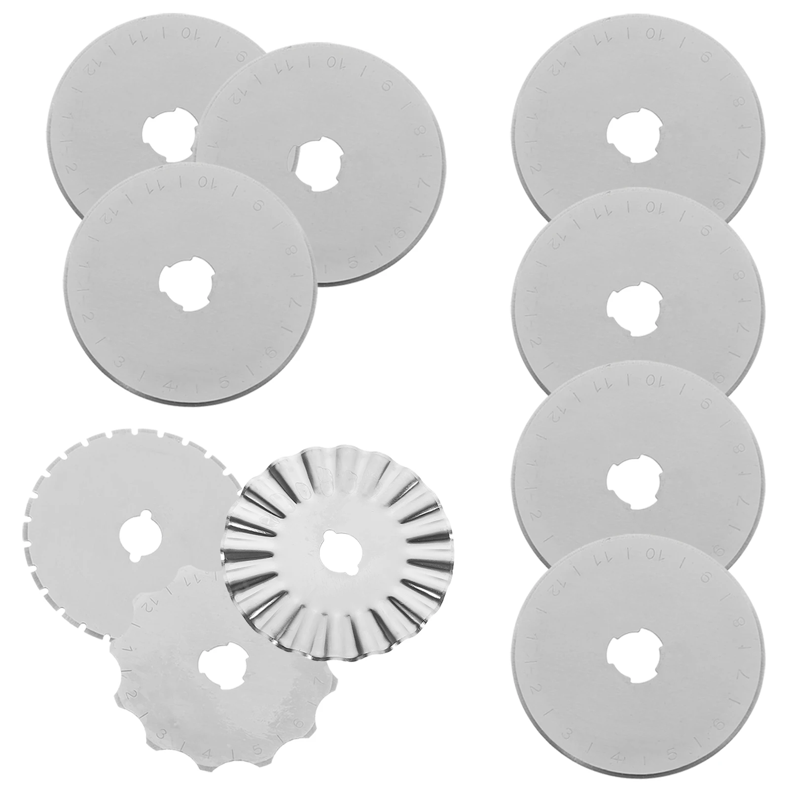 

10pcs Rotary 45mm Cutting Wheel Rotary Replacement Blades Parts Sewing Quilting Craft DIY Replacement Parts Tools