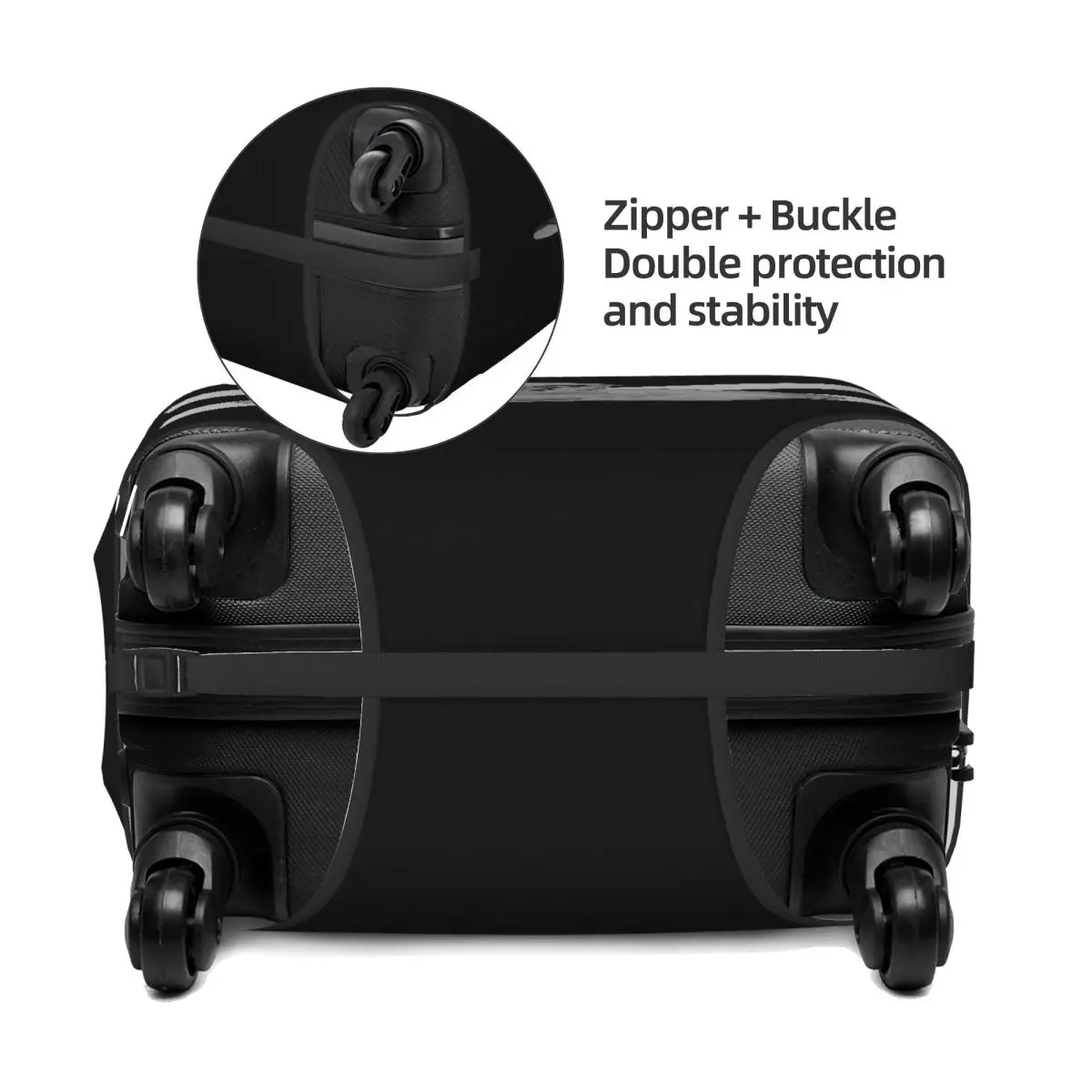 غطاء حماية لحقيبة السفر من غوريلا، أغطية حماية مرنة لأمتعة السفر مقاس 18-32 بوصة